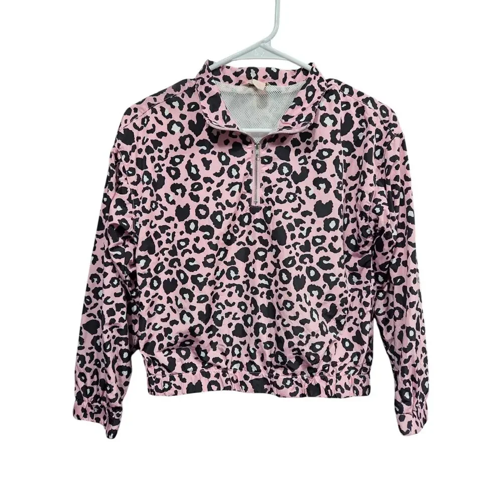 Pink Leopard Print Jacket - Forever 21 - 11/12